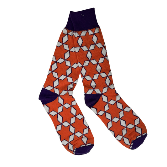 Calcetines de Algodón Explosión Naranja