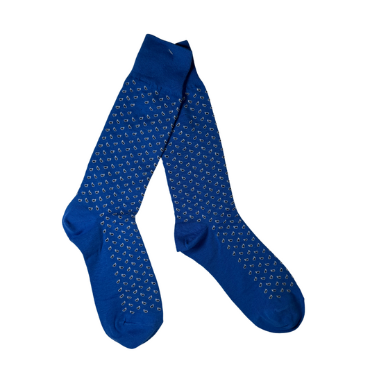 Calcetines de Algodón Pixel Azul